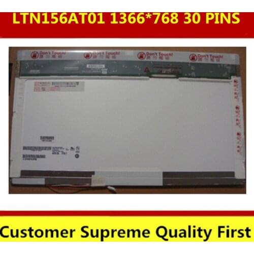 Free Shipping LTN156AT01 CLAA156WA01A B156XW01 N156B3-L02 L0B LP156WH1 TLA1 C1 1CCFL 1366*768 LCD screen 30pin connector