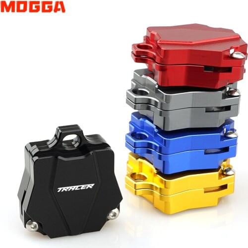 Modified Motorbike Key Case Shell Protective Cover For Yamaha Tracer 700GT 900GT 700 900 GT MT07 MT09 (Key Without Chip) Black