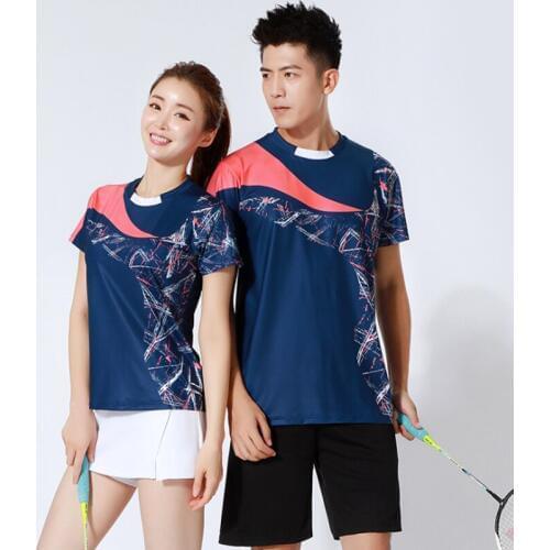 TaoBo 2020 Original Kingyoe 2020 New style Badminton Sportswear Breathable Men Shirt V-Neck Badminton Shorts T-shirts For Men