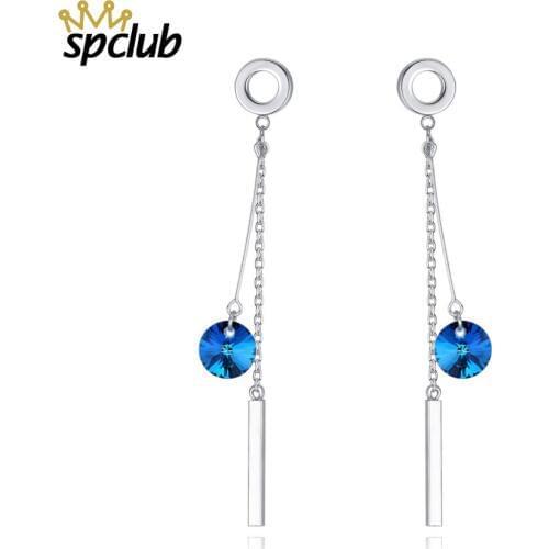 Женские серебрянные серьги Spclub China At AliExpress