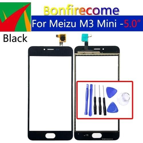 5.0" Glass Touch Panel For Meizu M3 Mini Touch Screen Digitizer Sensor LCD Glass Panel Replacement Parts