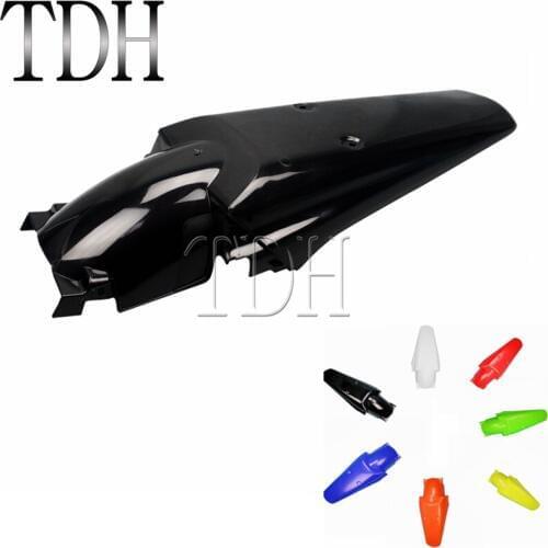 Universal Black Motorcycle Rear Fender Off Road Supermoto Mud Cover Guard For Yamaha Suzuki XC XC KLX KX RM DR XT YZ WR XR