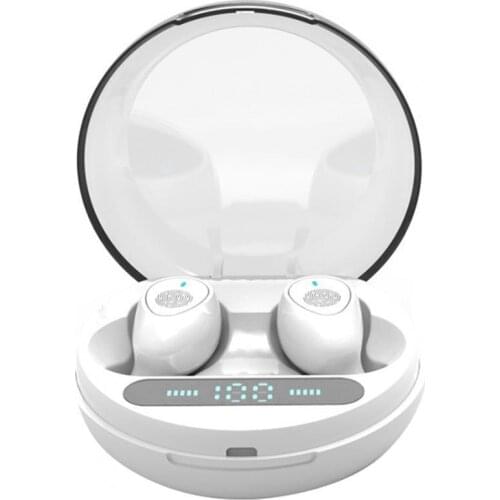 WL-DD1 Bluetooth Earbuds Bluetooth 5.0 Noise Cancelling Digital Charging Case Stereo Sound Sport Earbuds for iPhone and Android