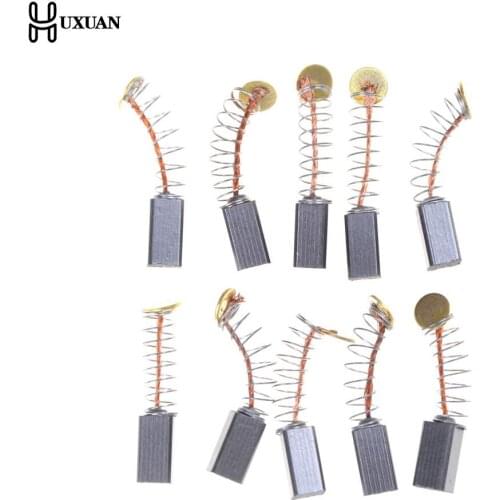 10pcs/5 Pairs Mini Drill Electric Grinder Replacement Carbon Brushes Spare Parts for Electric Motors Dremel Rotary Tool 5x5 x8mm