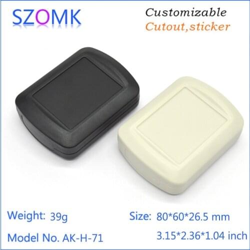 4 pcs, 80*60*26.5mm szomk hot sales abs plastic enclosure cases for electronic equipment fashion design GPS tracker control box