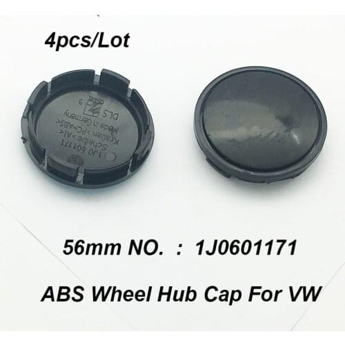 4pcs For Passat B6 B7 CC Golf MK5 MK6 Tiguan Car-styling Original 1J0601171 56mm 2.2inch Car Rims Wheel Center Caps Hub Covers
