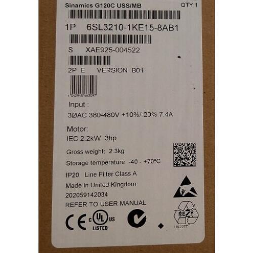 6Sl3210-1kE15-8AB1 New and original Inverter