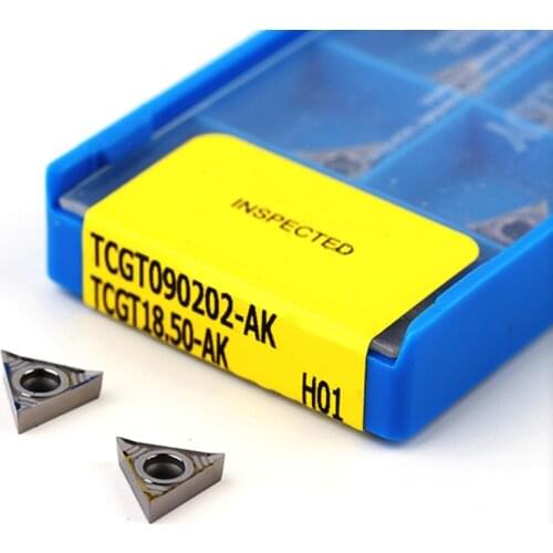 TCGT090202 AK H01 TCGT090204 AK H01 TCGT16T304 AK H01 Aluminum cutter blade Insert Cutting Tool turning tool AL +TIN Alloy wood