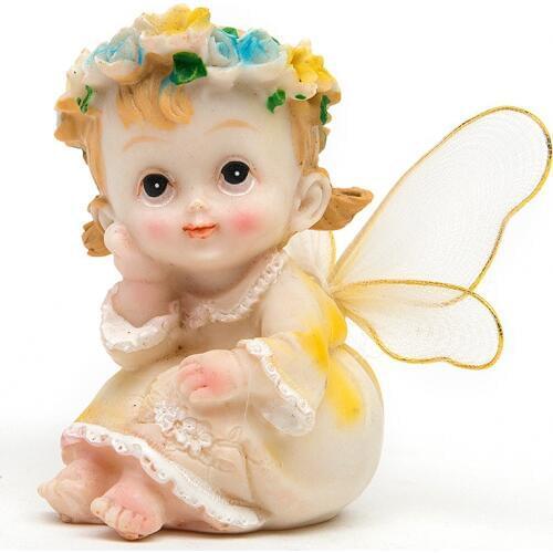 Ankoow Miniature Angel Fairy Decoration Craft Home Garden Ornament Gift Resin Landscape DIY Dollhouse Bonsai Figurine Decor