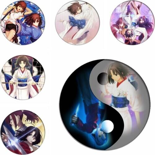 Kara no Kyoukai Backpack Badges kokutou mikiya Cosplay Brooch Icon Kirsi Collection Bag Ryougi Shiki Breastpin for Gift Clothing