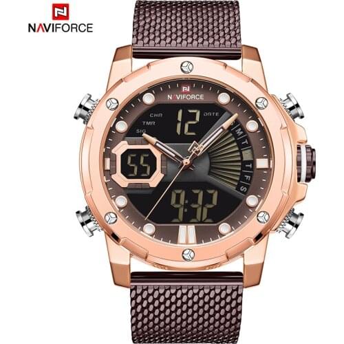 Relogio Masculino Men’s Watches NAVIFORCE Top Brand Luxury Military Sport Quartz Watch Men Waterproof Wristwatch Reloj Hombre
