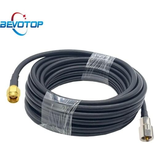 50CM 1M 2M 5M 10M RG58 Pigtail SMA Male to FME Male Plug RF Adapter Cable RG-58 50 Ohm RF Coaxial Extension Cord Coax Jumper