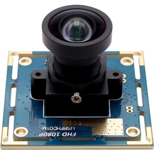 ELP Full HD 1080P USB Camera Module wide angle no distortion 2.0 megapixel 1920*1080 CMOS OV2710 MJPEG 30fps/60fps/120fps