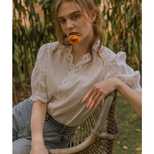 MUICHES Lace Blouses