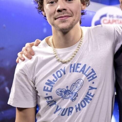 Enjoy Health Eat Your Honey Letters Woman T Shirts Causal 100% Cotton Tshirt Tee Shirt 90s Babygirl Clothes Funny Bees