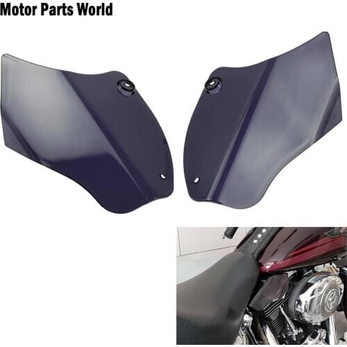 Motorcycle Air Deflector Reflective Saddle Shields Air Heat Deflector For Harley Softail 2000-2017 Fatboy Deluxe FLSTN Slim FLS
