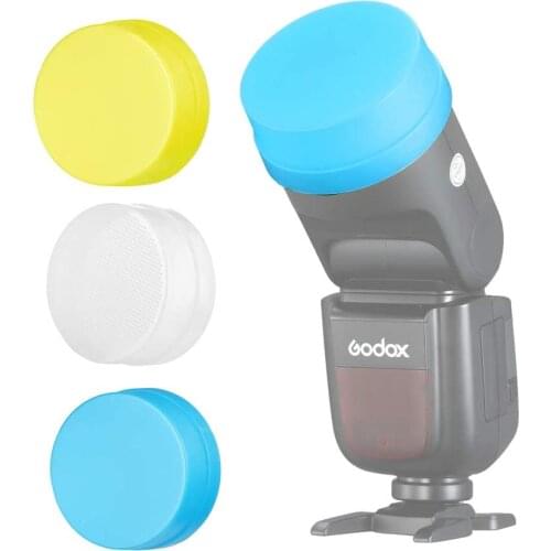 Camera Flash Diffuser Bounce Dome Light Set for Godox V1 Flash Series,V1-C V1-N V1-S V1-F, V1-O, V1-P Round Head Flash Speedlite