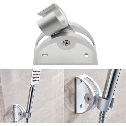 Handheld Shower Head Holder Universal Bracket Nozzle Base Stand Wall Mounted Aluminum Drilling Bracket Bathroom Accessories