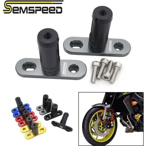 Semspeed Universal Motorcycle Spotlight Bracket Light Holder Suitable for Yamaha R3 R25 MT25 MT03 2014-2016 2017 2018 2019 2020