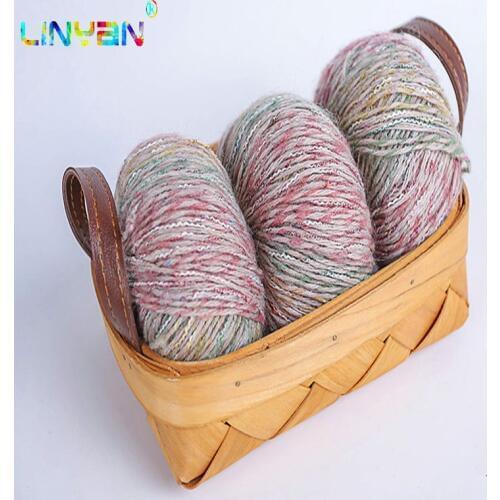 Wool yarn for knitting line The baby wool Mohair handmade hand knitting Medium thick scarf thread crochet cashmere uncinetto t4