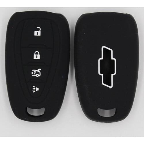 Key Case Holder Cover Silicon For Holden Barina Cruze Trax For Chevrolet Equinox Epica Lova Camaro Flip Key Control FOB 2 Button