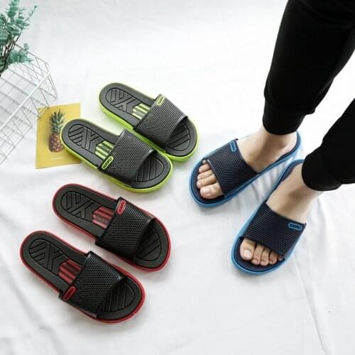 Fashion Mens Slippers Mens Home Non-slip Casual Light Breathable Korean Slippers Shoes Shoes for Men Slippers Men