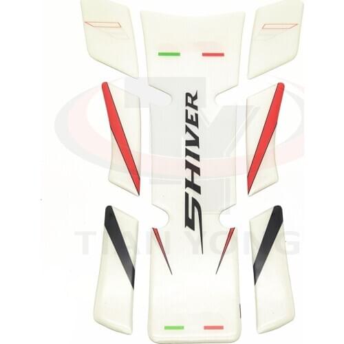 Fuel Tank for APRILIA SHIVER 750 Shiver750 Stickers Motorcycle Stickers Fish Bone Decals Gel Fuel Oil Tank Pad Fish Bone