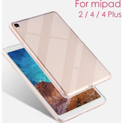 Ultra-thin Transparent Soft TPU Case For Xiaomi Mi Pad mipad 1 2 4 Plus Case TPU Clear Funda For Xiaomi Mi Pad 4 Plus Cover 10.1