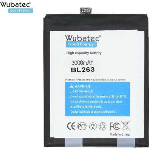Wubatec 1x 3000mAh BL263 Mobile phone Replacement Battery Fit for Lenovo ZUK Z2 Pro Battery