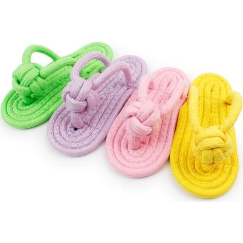 1Pcs Pet Dog Puppy Chew Rope Knot Toys Teeth Cleaning Chew Training Toys Durable Braided Bone Rope Pet Molar Toy Pet Supplies