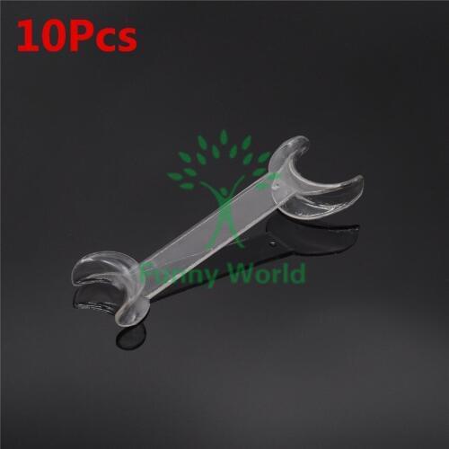 10Pcs Dental Lab Small Cheek Lip Retractor Openers Double-headed T-Shape Intraoral