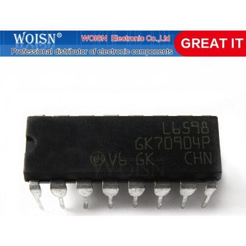 2pcs/lot L6598 L 6598 DIP-16 In Stock