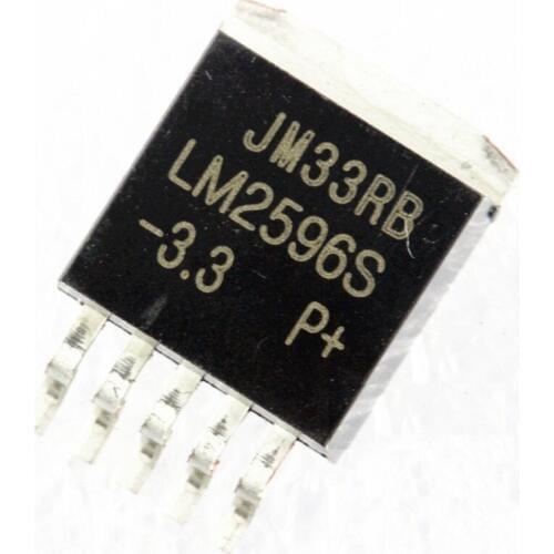 2PCS NEW LM2596S-3.3 LM2596 TO-263 Voltage Regulator IC