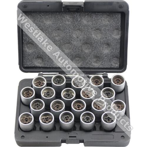 20pcs Wheel Locking Nut Removal Socket Tool Wheel Screw Removal Set For BMW