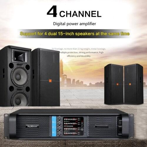 4 Channel 4x2500W FP10000q Power Amplifier Line Array Sound System Audio Professional Disco Dj Power Amplifier
