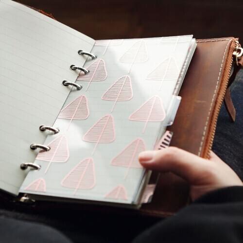 5Pcs/set A5 A6 Planner Divider insert Refill Loose Leaf Notebook Journal Agenda Spiral Stationery Office School Supplies