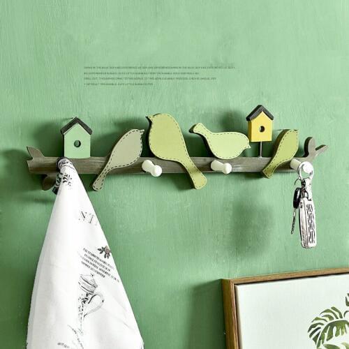 American Entrance Coat Rack Key Hook Wall Hanger Home Decoration