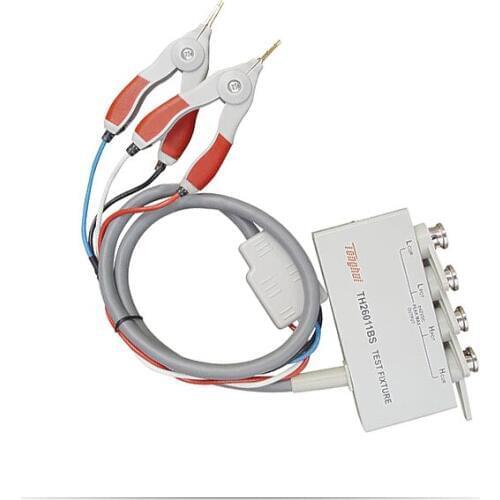 Digital Bridge LCR Test Line Low Resistance Measurement Cable Clamp Universal Multimeter Four-wire Resistance Clip TH26011AS