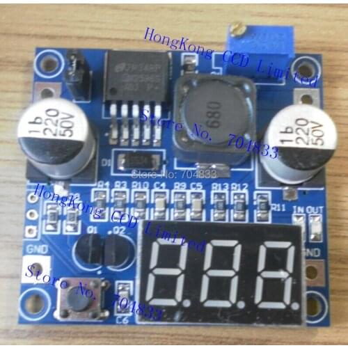 DC-DC Step-Down Display Module Digital Voltmeter Shows LM2596 Power Supply Step-Down Power Supply
