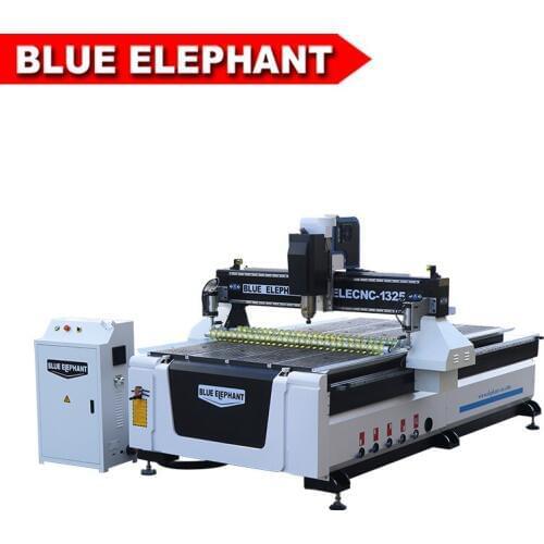 Blue Elephant 1300*2500*200mm Bed CNC Router 3kw water Cooling Spindle CNC Milling Wood Working CNC Router for Marble Metal