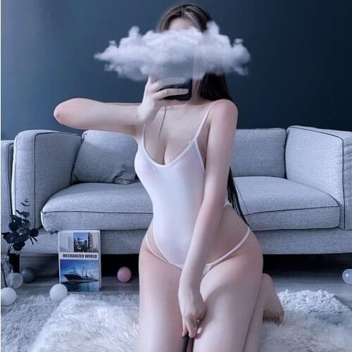 JIMIKO woman crotchless bodysuit one-piece swimsuit see through bikini couple sex play lingerie cosplay costumes Erotic Outfit