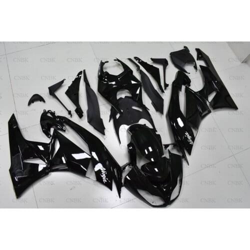 Fairing Kits for 636 Zx-6r 2011 for Kawasaki Zx6r Full Body Kits 2011 Ninja Zx-6r Plastic Fairings 2009 - 2012 glossy Black