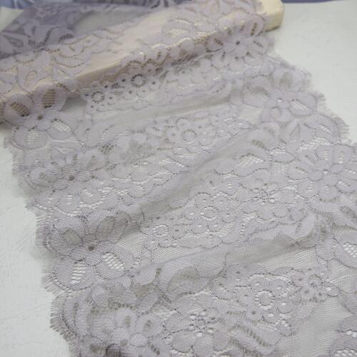 Eyelash Lace 21cm width light coffee non-Elastic non-Stretch crafts Sewing Lace Trim garment accesorries