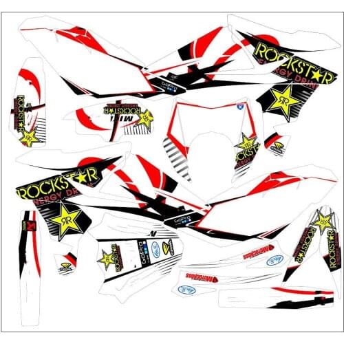 Motocross Custom Graphics Decal Motorcycle Graphic Stickers For Husqvarna TE 630 2012 2013 2014
