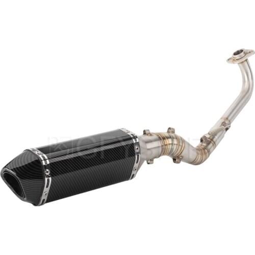 Motorcycle For Yamaha NMAX 155 2015 2016 NMAX 125 NMAX125 15 16 NMAX 155 EscapeExhaust Muffler And Link Pipe System