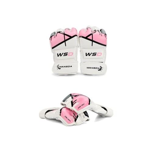 Half Finger MMA Gloves Kick Boxing Men Women PU Karate Muay Thai Guantes De Boxeo Free Fight Sanda Kickboxing Training Equipment