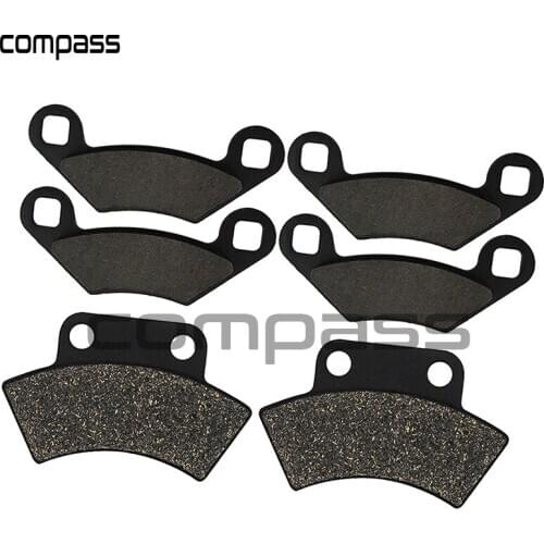 Motorcycle Front and Rear Brake Pads for POLARIS 250 Trail Boss 2x4 4x4 1988-1999