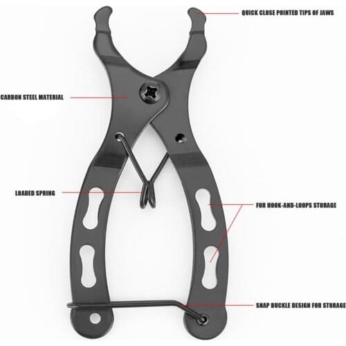 Bike Chain Link Pliers Quick Open Close Bicycle Link Remover Mini MTB Bike Bicycle Chain Checker Buckle Pliers Tools