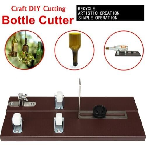 3-10mm Glass Bottle Cutter Aluminum Alloy Better Cutting Control Create Glass Sculptures Sun Catchers Cutting Thickness