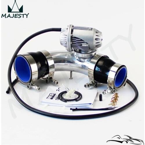 Silver SQV Blow Off Valve BOV IV 4 kit TURBO PIPE kit for HYUNDAI GENESIS COUPE 2.0T Black reducer Hose+black vacuum hose